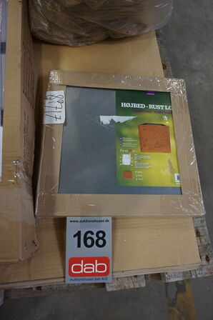 Gardenjoy højbed i rustlook 40 x 40 cm