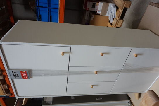 Caitlin skænk - hvid 