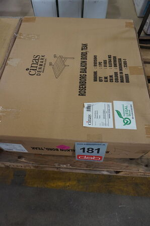 Rosenborg balkon bord - teak 60x54 cm