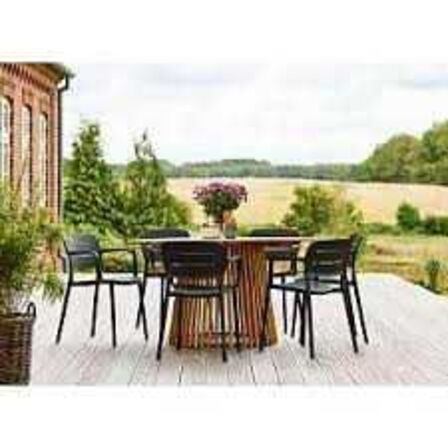 Modena havebord Ø140 cm - teak 