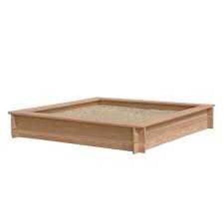 Sandkasse lærk 150 x 150 cm - Nordic Play