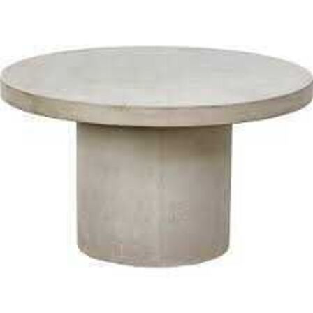 Berlin Lounge/havebord Ø: 78 cm Fibercement Grå 