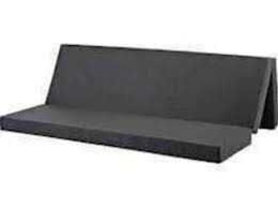 Sleepy lux foldemadras Antracit 180x150x12 cm