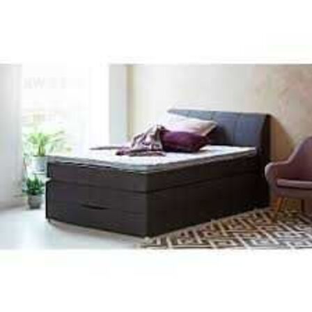 Nordisk Fjer C90 kontinentalseng med opbevaring 100x200 cm