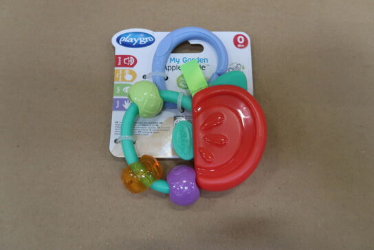 6 stk. Rangle fra Playgro - Apple Rattle (0m+)