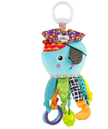 6 stk. Lamaze sørøver rangle m.ophæng