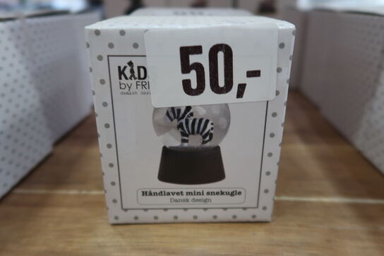 3 stk. Mini Snekugle ø 4 3 Cm Zebra Fra Kids By Friis