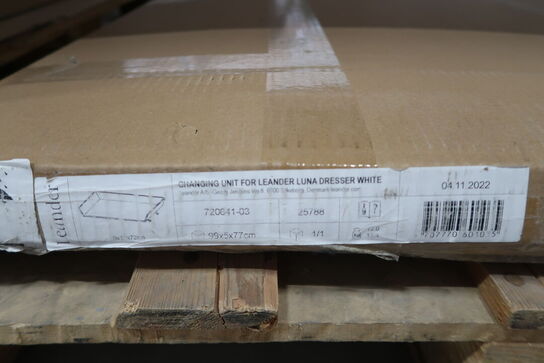 Pusleenhed til Leander Luna kommode - Hvid