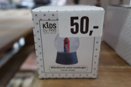 4 stk. Kids by Friis mini snekugle, skilderhus