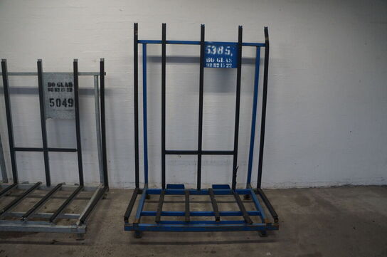 2 stk. glas stativer 