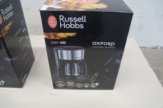 2 stk. kaffemaskiner RUSSELL HOBBS 20130-56