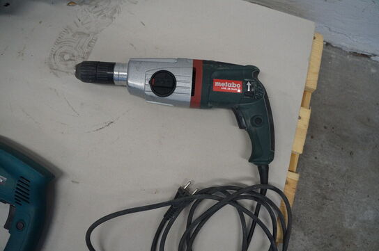 4 stk. elværktøj METABO, BOSCH og MAKITA 