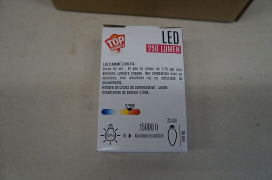 50 stk. LED pærer TB AMP 