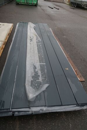 28 stk. eternit plank med træ mønster