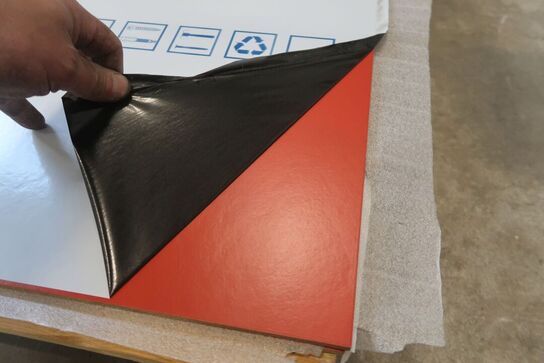2 stk. Rockpanel plader 8 mm rød