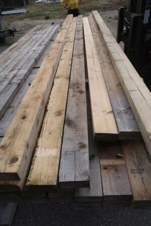 36,6 meter tømmer 61x128 mm