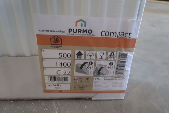1 stk. radiator Purmo 500x1400 mm