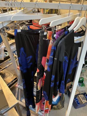 3 Stk. Leggins,  2 Stk. Top/Bluser SOULLAND
