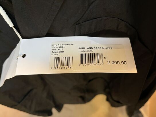 Denim Jakke BLS HAFNIA, Blazer SOULLAND