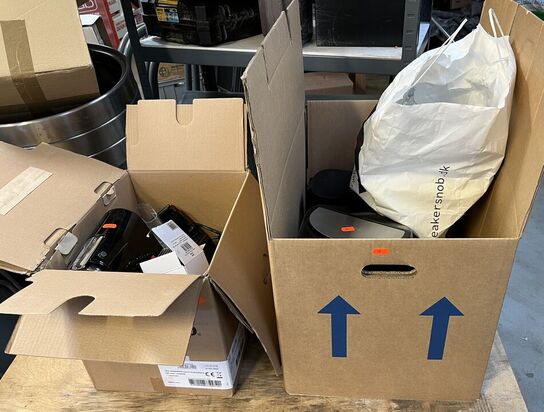 Airfryer, Expressomaskine, Kaffemaskine, Brødrister, Glas