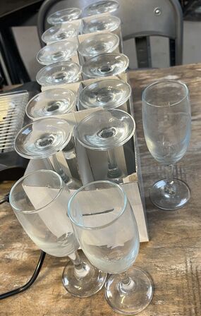 Airfryer, Expressomaskine, Kaffemaskine, Brødrister, Glas