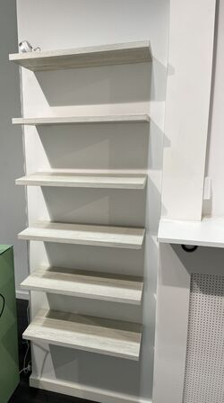 6 Stk. Svævehylder VORDINGBORG KØKKENET  60 cm