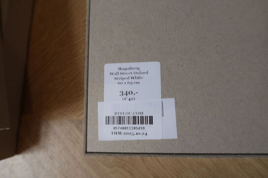 Pudebetræk MAGNIBERG Wall Street Oxford Striped White