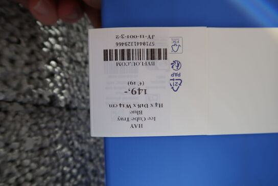 3 stk. isterningebakker HAY Ice Cube Tray XXL