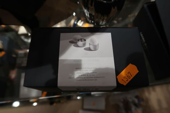 2 stk. æggebæger GEORG JENSEN Bernadotte