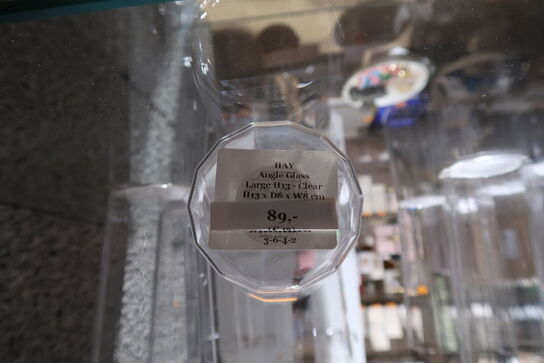 5 stk. glas HAY Angle