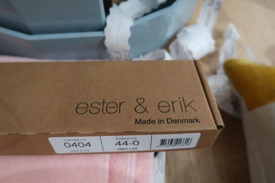 5 pakker stagelys ESTER & ERIK 42 cm Lak, Wine