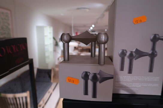 Lysestage STOFF Nagel Brushed Brass