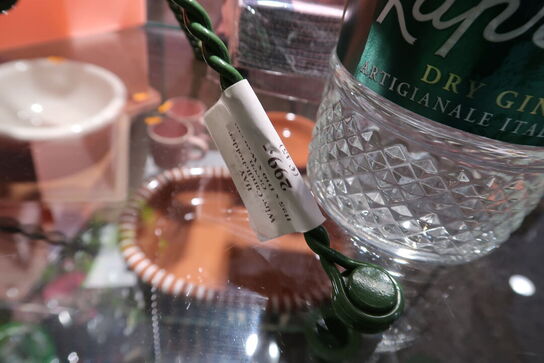 Lysestage samt karaffel