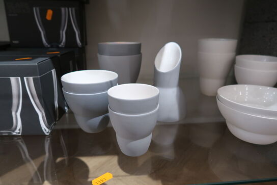 6 stk. krus samt mælkekande VIPP