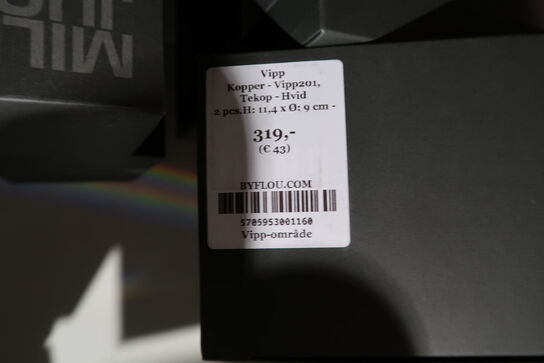 3 pakker krus VIPP 201 Hvid