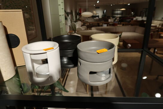 4 stk. fyrfadsstager NO17 THERAPY