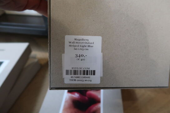 2 stk. pudebetræk MAGNIBERG Wall Street Oxford Striped Light Blue