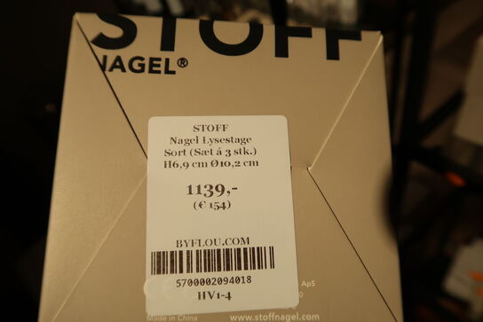 Lysestage STOFF Nagel Brushed Brass