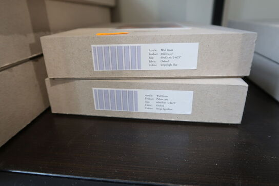 2 stk. pudebetræk MAGNIBERG Wall Street Oxford Striped Light Blue