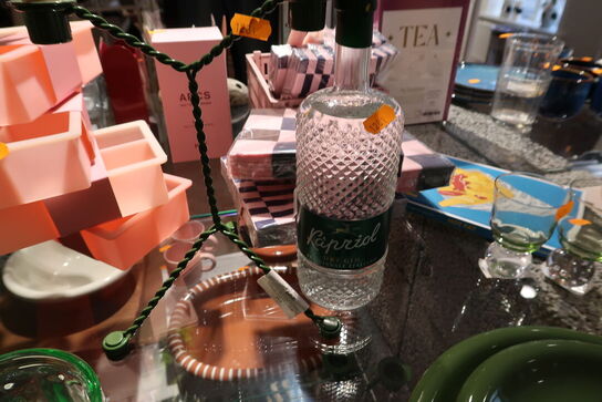 Lysestage samt karaffel