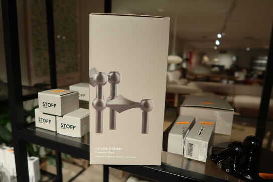 Lysestage STOFF Nagel Brushed Brass