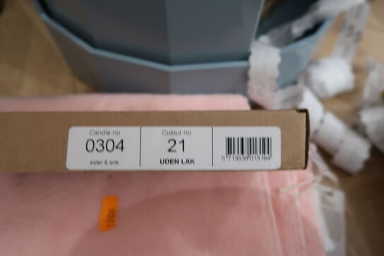 4 pakker stagelys ESTER & ERIK 32 cm, White Ash