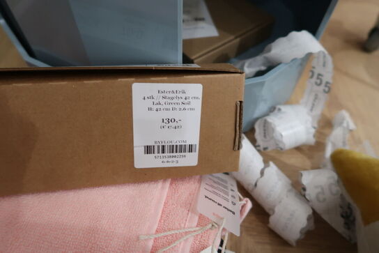 4 pakker stagelys ESTER & ERIK 42 cm Lak, Green Soil