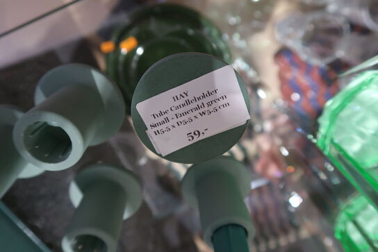 5 stk. lysestager HAY Tube