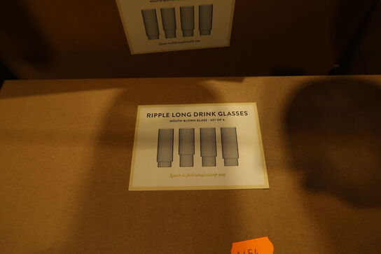 3 pakker glas FERM LIVING Ripple Long Drink