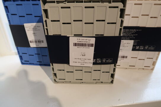 6 stk. plastikkasser HAY