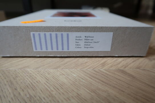 Pudebetræk MAGNIBERG Wall Street Oxford Striped White