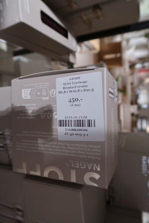 3 stk. lysestage STOFF Quist Brushed Chrome