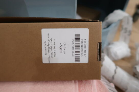 5 pakker stagelys ESTER & ERIK 32 cm, White Ash