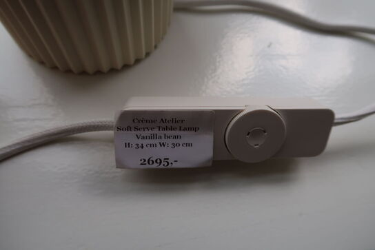 Bordlampe CREME ATELIER Soft Serve Vanilla Bean